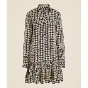 J. Crew shirtdress in chain print Size XS